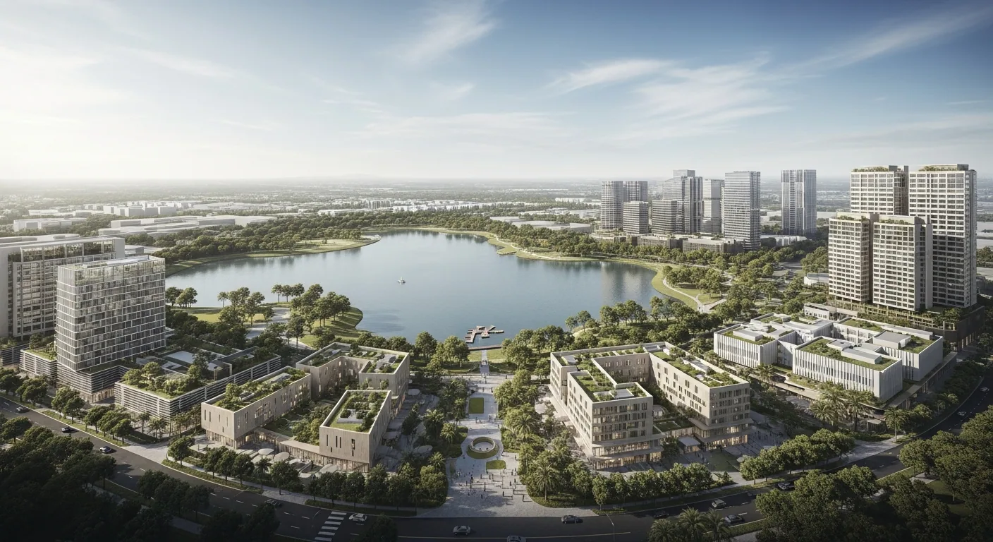 Jurong Lake District aerial